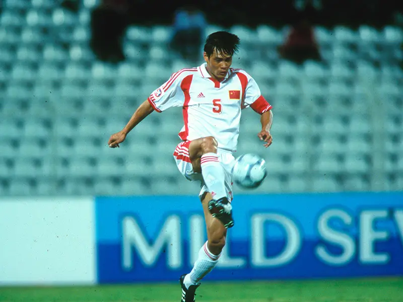 Chinese football player Fan Zhiyi for documentary Football Farm
